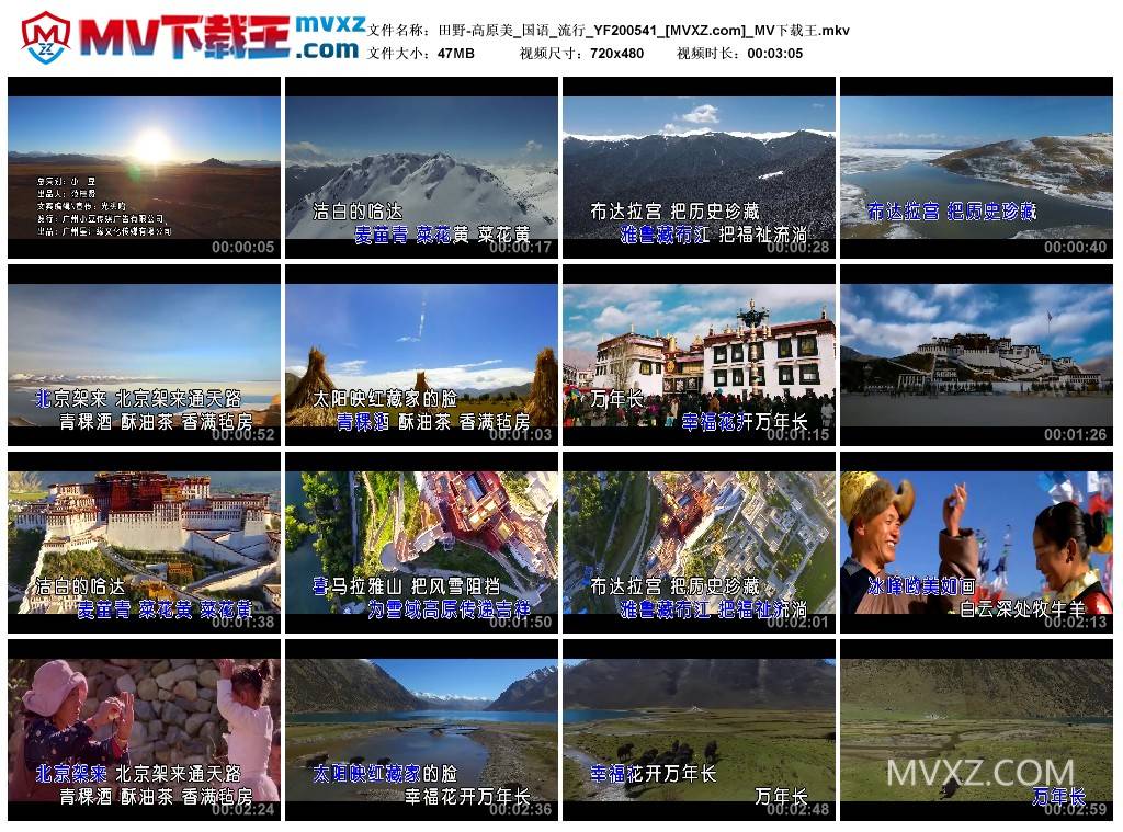 田野-高原美_国语_流行_YF200541